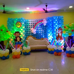 Balloon decorators Mr. Raju Barik in Mahestala